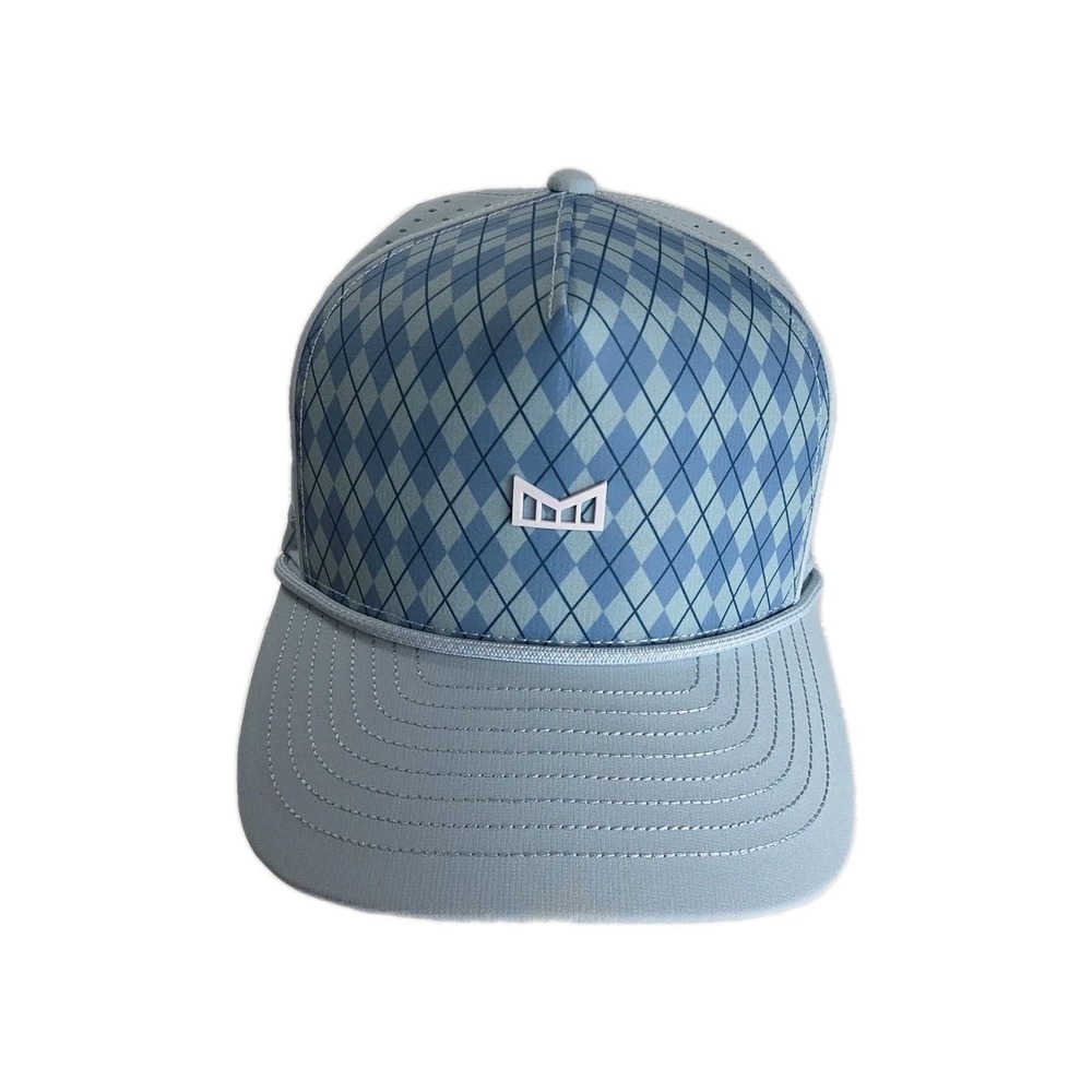 Melin Golf Odyssey Links Collection Hydro Classic Hat Argyle, NWT Blue